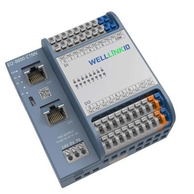 Купить Ethernet/IP I/O Модуль EI2-8800-C1NN 8di8do Ввод двунаправленный выход PNP для ПЛК от Decowell online manufacture